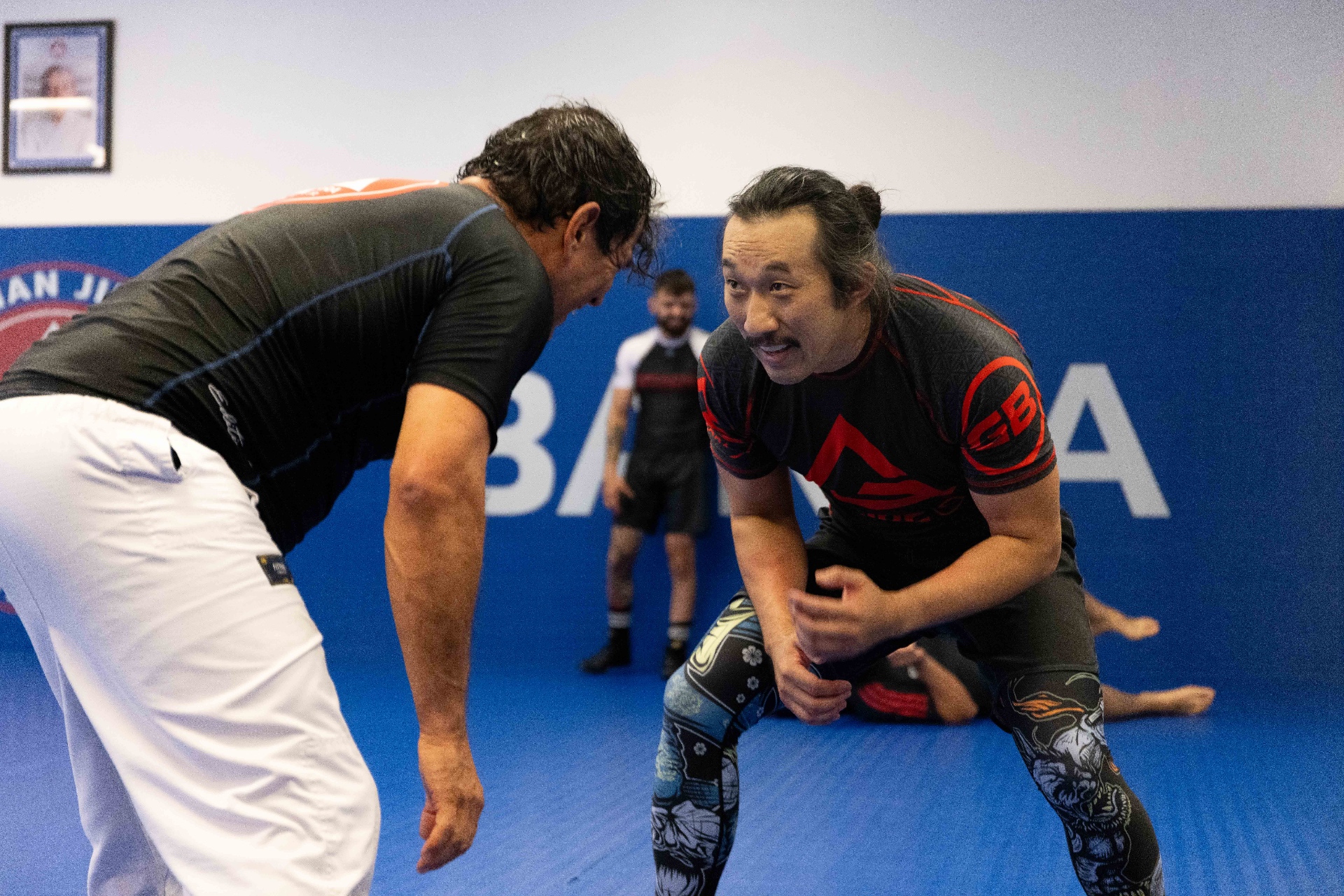 Adult BJJ class training session at Gracie Barra Whittier